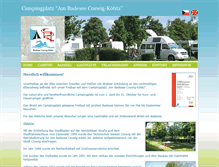 Tablet Screenshot of campingplatz-coswig.de